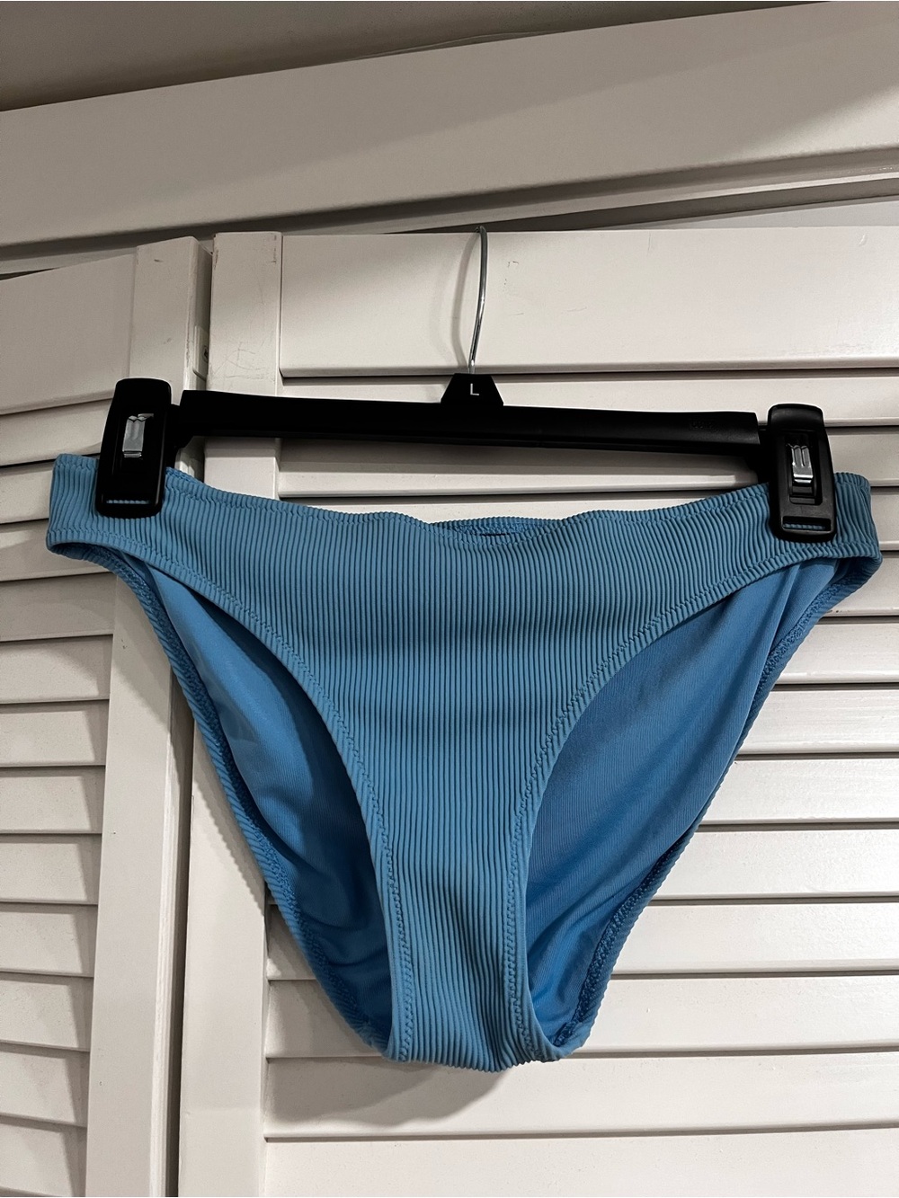 aerie Blue Ribbed Bikini Bottom